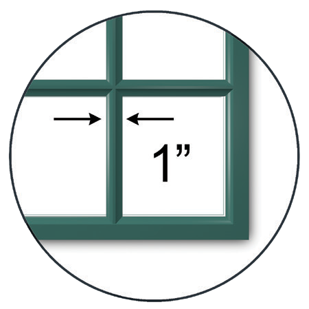 1 inch window graphic